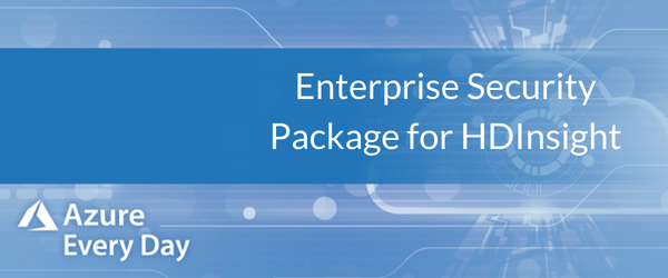 Enterprise Security Package for HDInsight